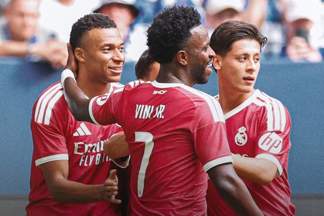 Real Madrid mengalahkan Schalke 3-0 di laga pramusim 2026 (c) Instagram/realmadrid