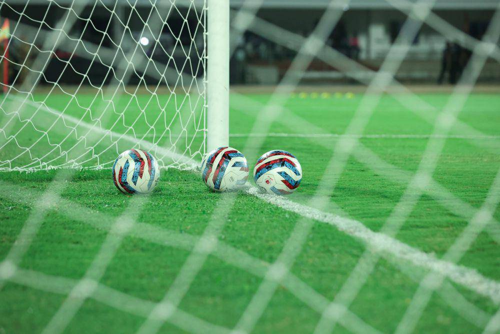 ilustrasi pertandingan sepak bola 