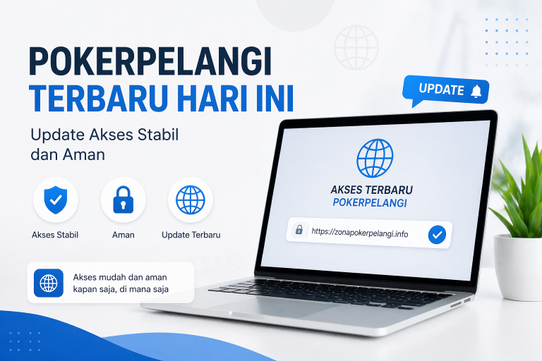 pengguna mengakses website melalui laptop dengan koneksi stabil