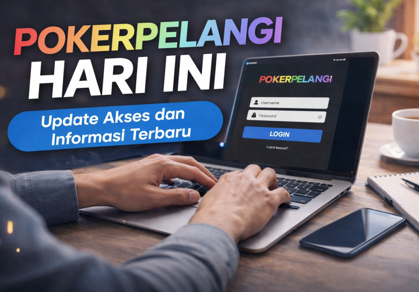 pengguna mengakses website melalui laptop dengan koneksi stabil