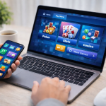 permainan kartu digital online di perangkat modern