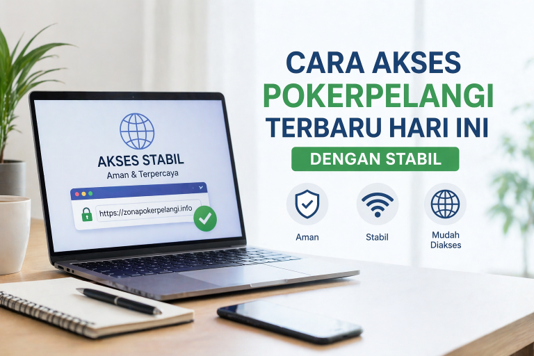 ilustrasi akses platform digital dengan jaringan aman