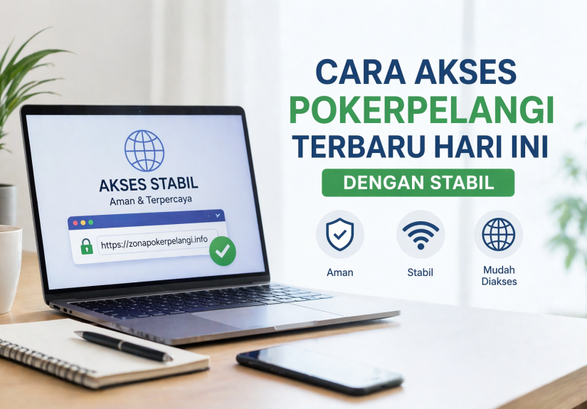 ilustrasi akses platform digital dengan jaringan aman