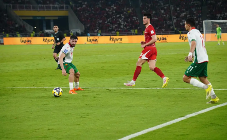 timnas indonesia bertanding di stadion gelora bung karno