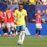Neymar saat membela Timnas Brasil di Piala Dunia 2026