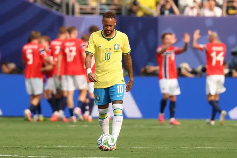 Neymar saat membela Timnas Brasil di Piala Dunia 2026