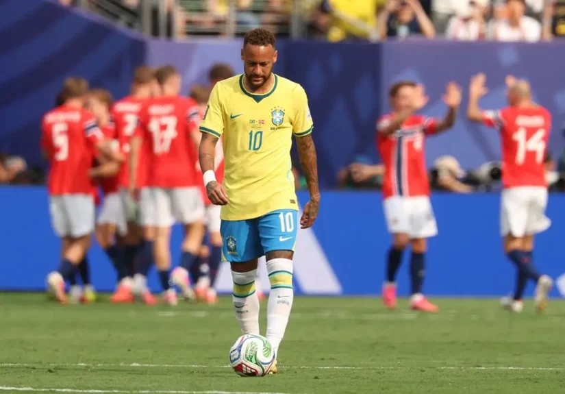 Neymar saat membela Timnas Brasil di Piala Dunia 2026