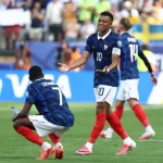Timnas Prancis merayakan kemenangan di Piala Dunia 2026