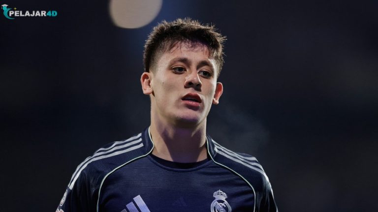 Aksi Arda Guler dalam laga Copa del Rey antara Talavera vs Real Madrid, Kamis 18/12/2025.